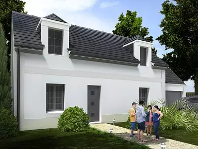 Maison neuve, 92,74 m²