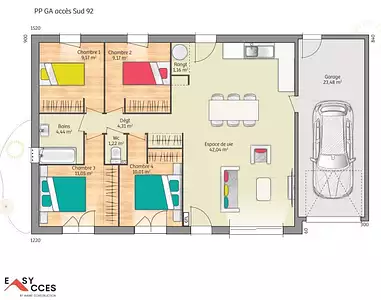 Maison neuve, 92 m²