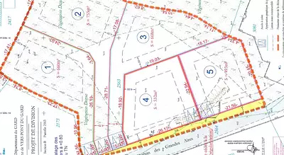Terrain à bâtir, 660 m²