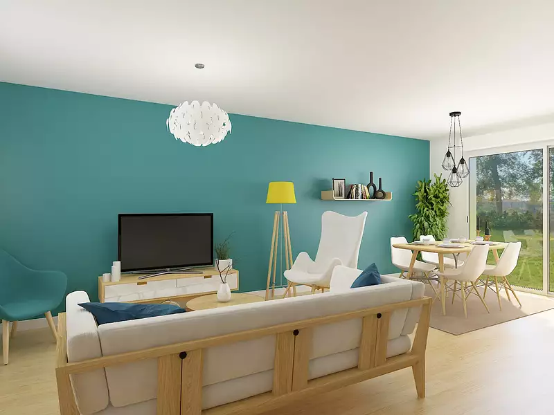 Maison neuve, 92,57 m² - Aubevoye (27940)