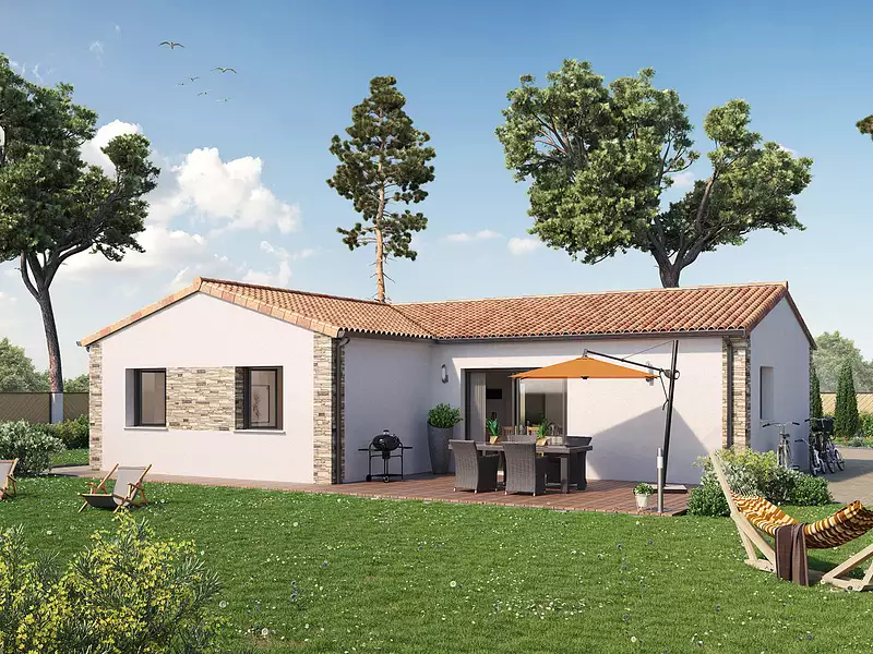 Maison neuve, 86 m² - Arès (33740)