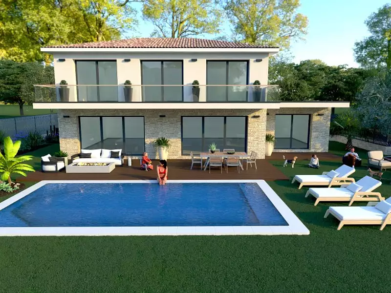 Maison neuve, 153 m² - Mougins (06250)