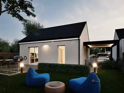 Maison neuve, 47,6 m²