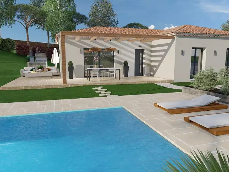 Maison neuve, 100 m² - Pierrefeu-du-Var (83390)