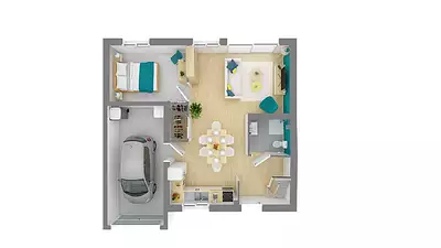 Maison neuve, 95 m²