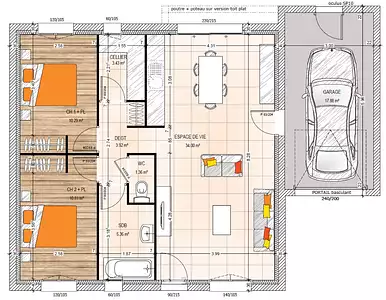 Maison neuve, 69 m²