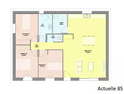 Maison neuve, 80 m²