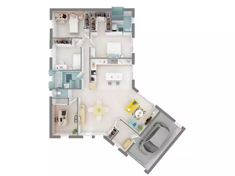Maison neuve, 120 m² - Breuillet (17920)