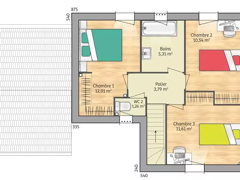Maison neuve, 90 m² - Livry-sur-Seine (77000)