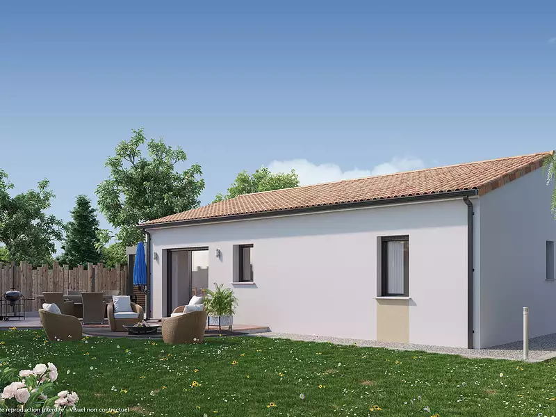 Maison neuve, 76 m² - Lugon-et-l'Ile-du-Carnay (33240)