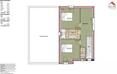 Maison neuve, 113 m²