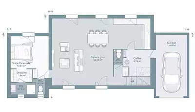 Maison neuve, 145 m²