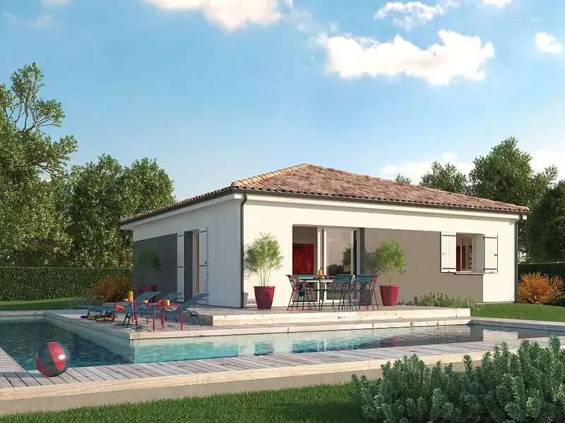 Maison neuve, 90 m² - Hinx (40180)