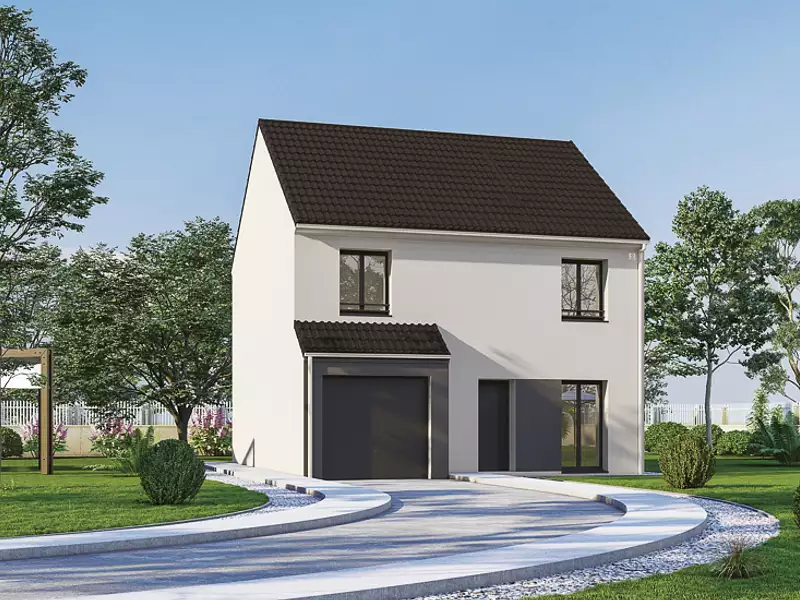 Maison neuve, 104 m² - Chanteloup-les-Vignes (78570)