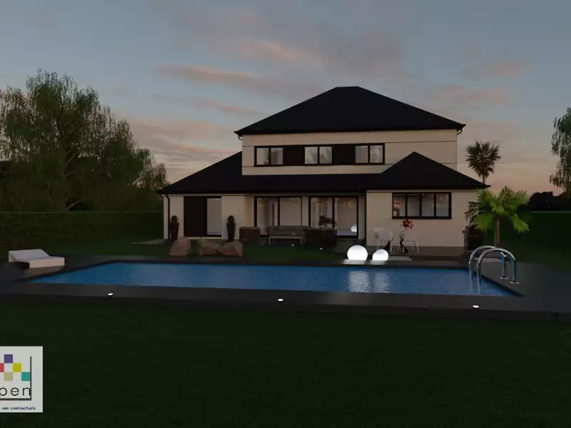Maison neuve, 200 m² - Saint-Fargeau-Ponthierry (77310)