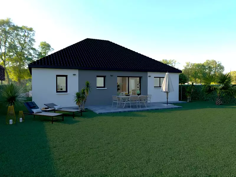 Maison neuve, 89,5 m² - Bruille-lez-Marchiennes (59490)