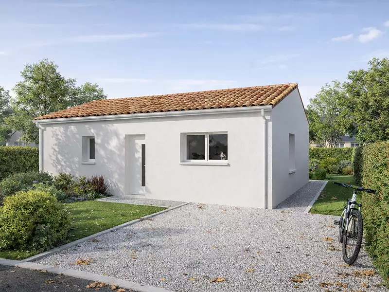 Maison neuve, 54 m² - Brux (86510)