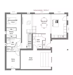 Maison neuve, 150 m²