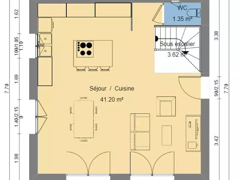 Maison neuve, 75 m² - Carnoules (83660)