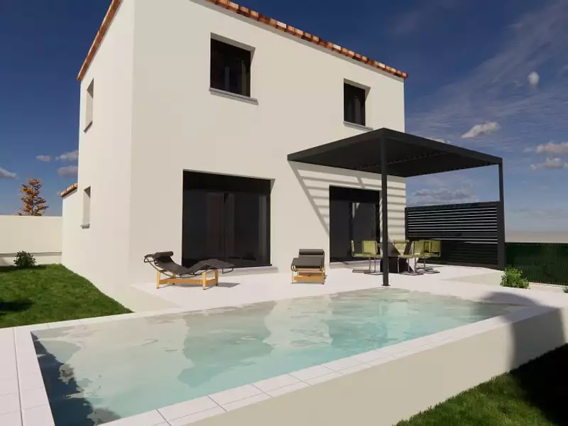 Maison neuve, 90 m² - Saint-Vincent-de-Barbeyrargues (34730)