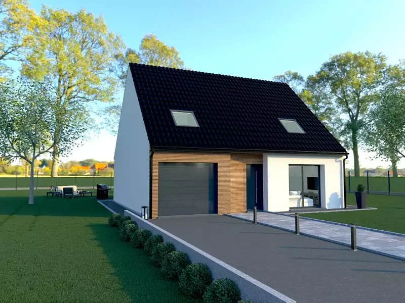 Maison neuve, 95 m² - Agny (62217)