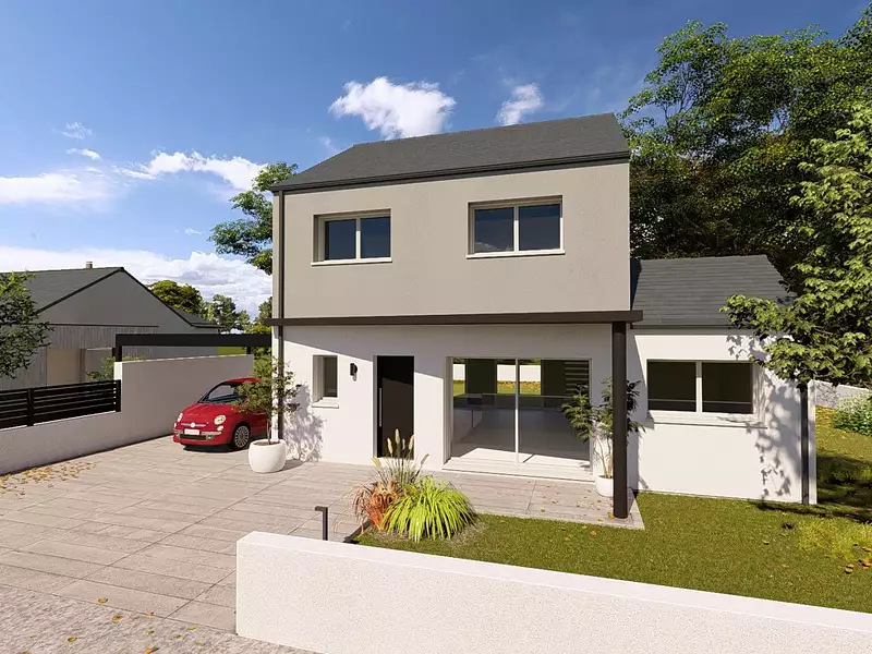 Maison neuve, 97,89 m² - Saumur (49400)