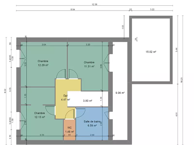 Maison neuve, 100 m² - Louplande (72210)