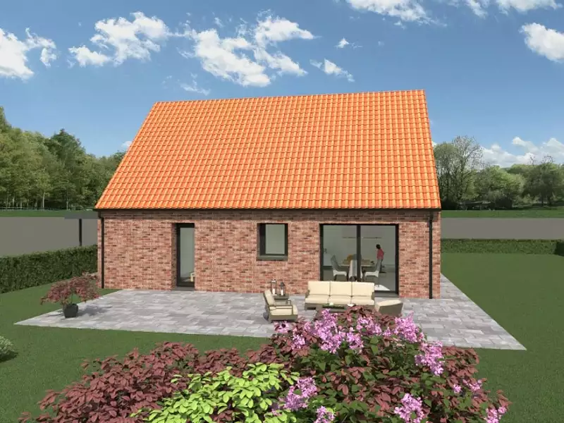 Maison neuve, 115 m² - Wormhout (59470)