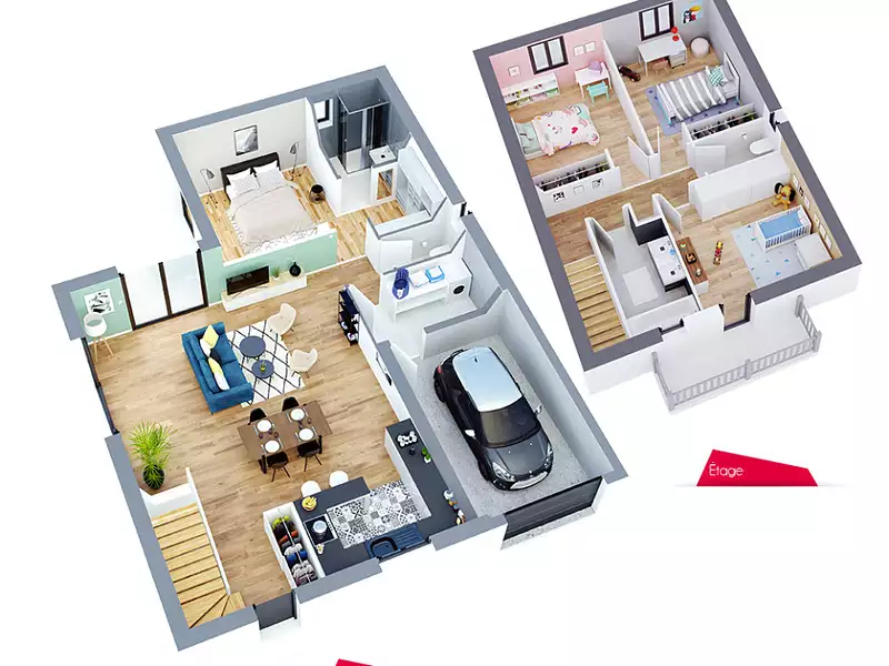 Maison neuve, 90 m² - Gensac-la-Pallue (16130)