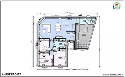 Maison neuve, 98 m²