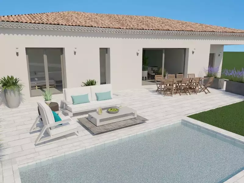 Maison neuve, 120 m² - Nans-les-Pins (83860)