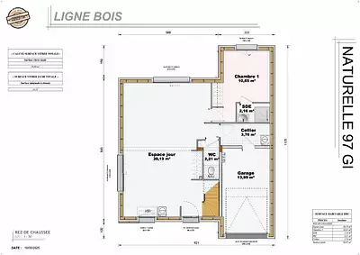 Maison neuve, 70 m²