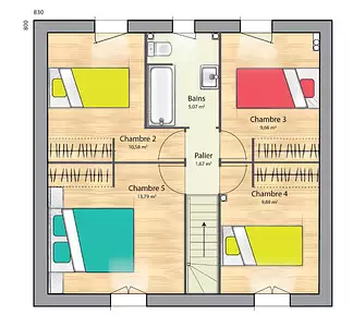 Maison neuve, 102 m²