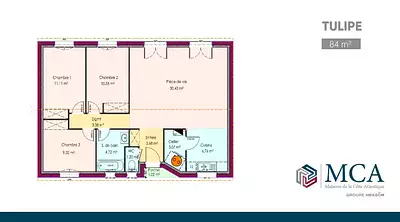 Maison neuve, 84 m²