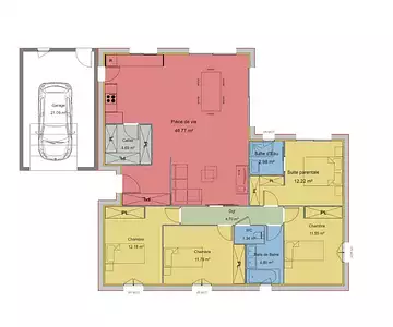 Maison neuve, 114 m²