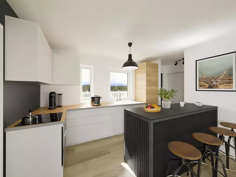 Maison neuve, 123,36 m² - Grangues (14160)