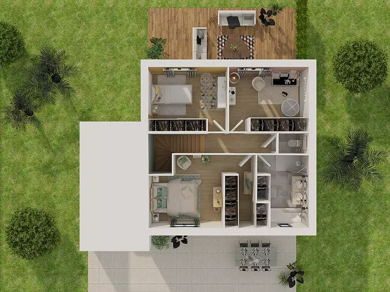 Maison neuve, 98 m² - Alincourt (08310)