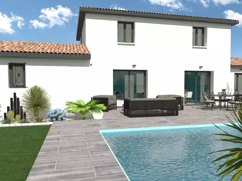 Maison neuve, 110 m² - Saint-Maurice-sur-Eygues (26110)