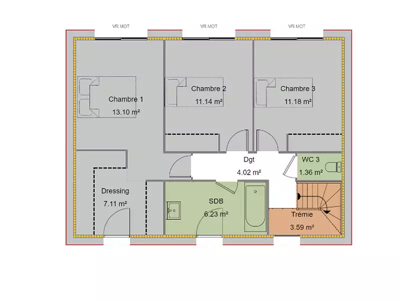 Maison neuve, 130 m² - Merville (31330)