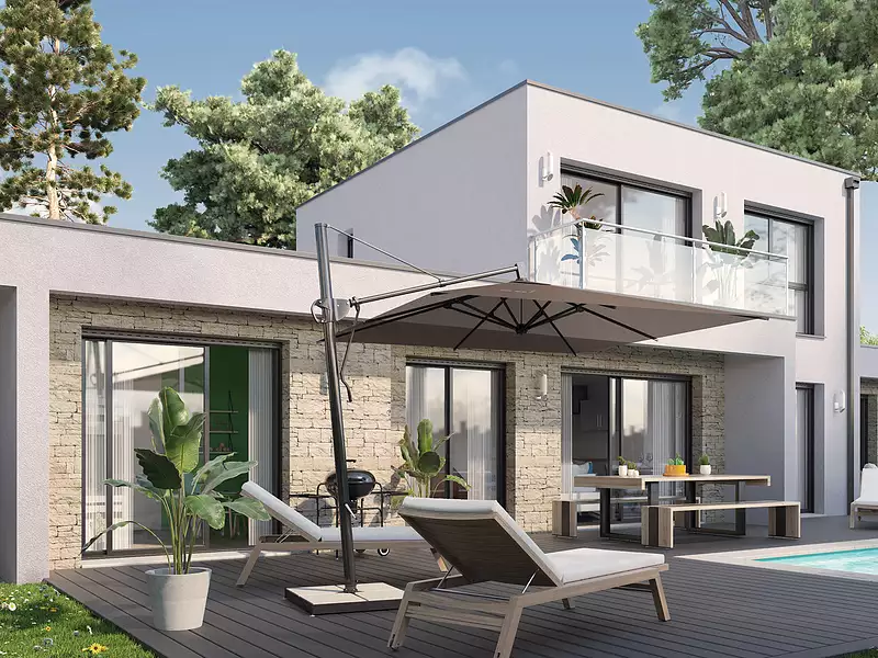 Maison neuve, 140 m² - Le Teich (33470)