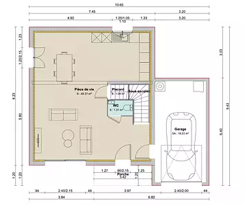 Maison neuve, 94 m²
