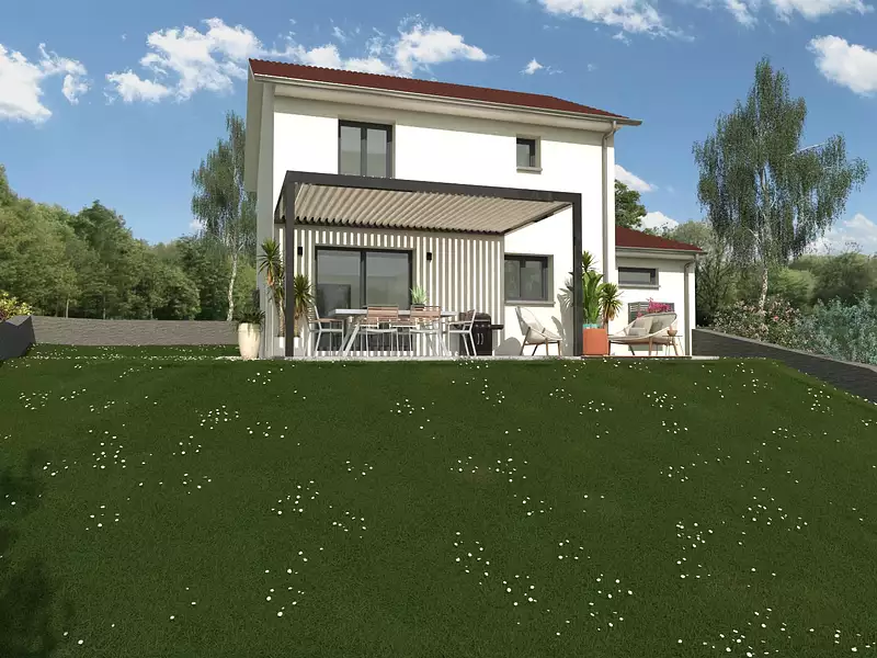 Maison neuve, 94 m² - Meyrieu-les-Etangs (38440)