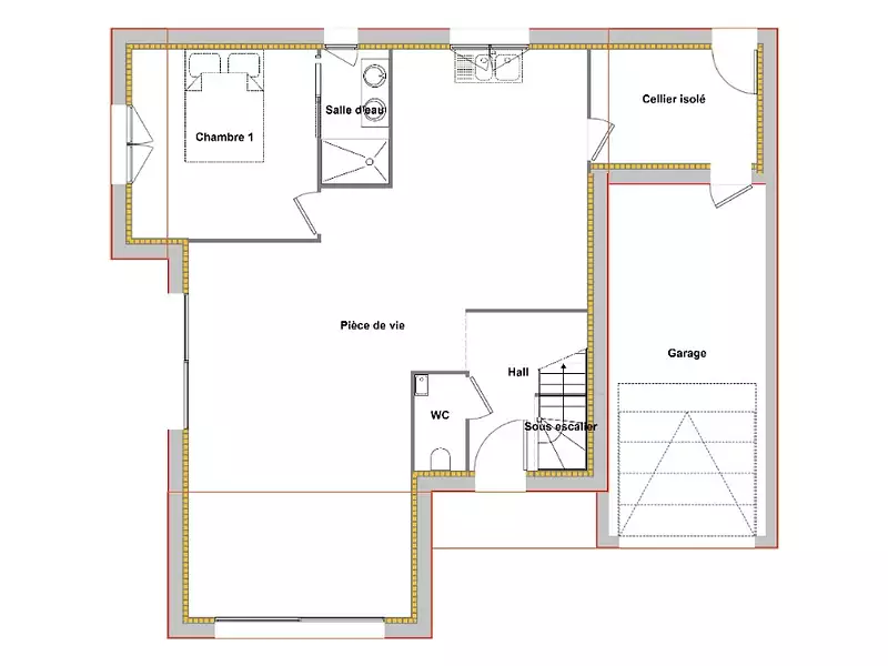 Maison neuve, 100 m² - Concarneau (29900)