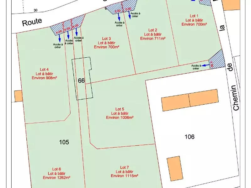Terrain à bâtir, 1 006 m² - Surville (27400)