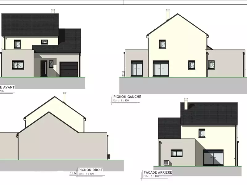 Maison neuve, 144 m² - Saint-Jean-sur-Mayenne (53240)
