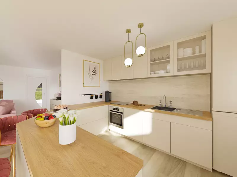 Maison neuve, 84,29 m² - Monchecourt (59234)