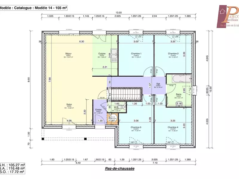 Maison neuve, 105 m² - Haute-Amance (52600)