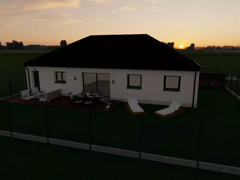 Maison neuve, 99 m² - Loffre (59182)