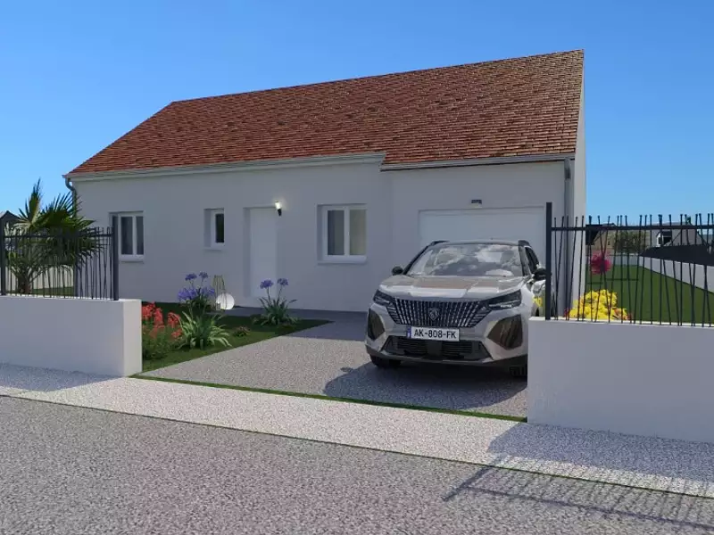 Maison neuve, 70 m² - Saint-Branchs (37320)