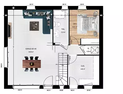 Maison neuve, 105 m²